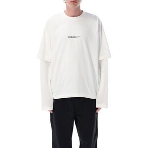OAMC Men's Double Layer Long Sleeve T-Shirt Men WHITE T-Shirts